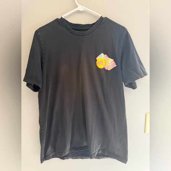 Adidas Mens Pack The Essentials Graphic Print T Shirt SZ LG Short Sleeve Black - Picture 1 of 8